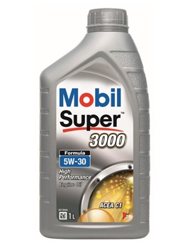 Mobil Super 3000 Formula 5W30 1 liter flacons voorkant